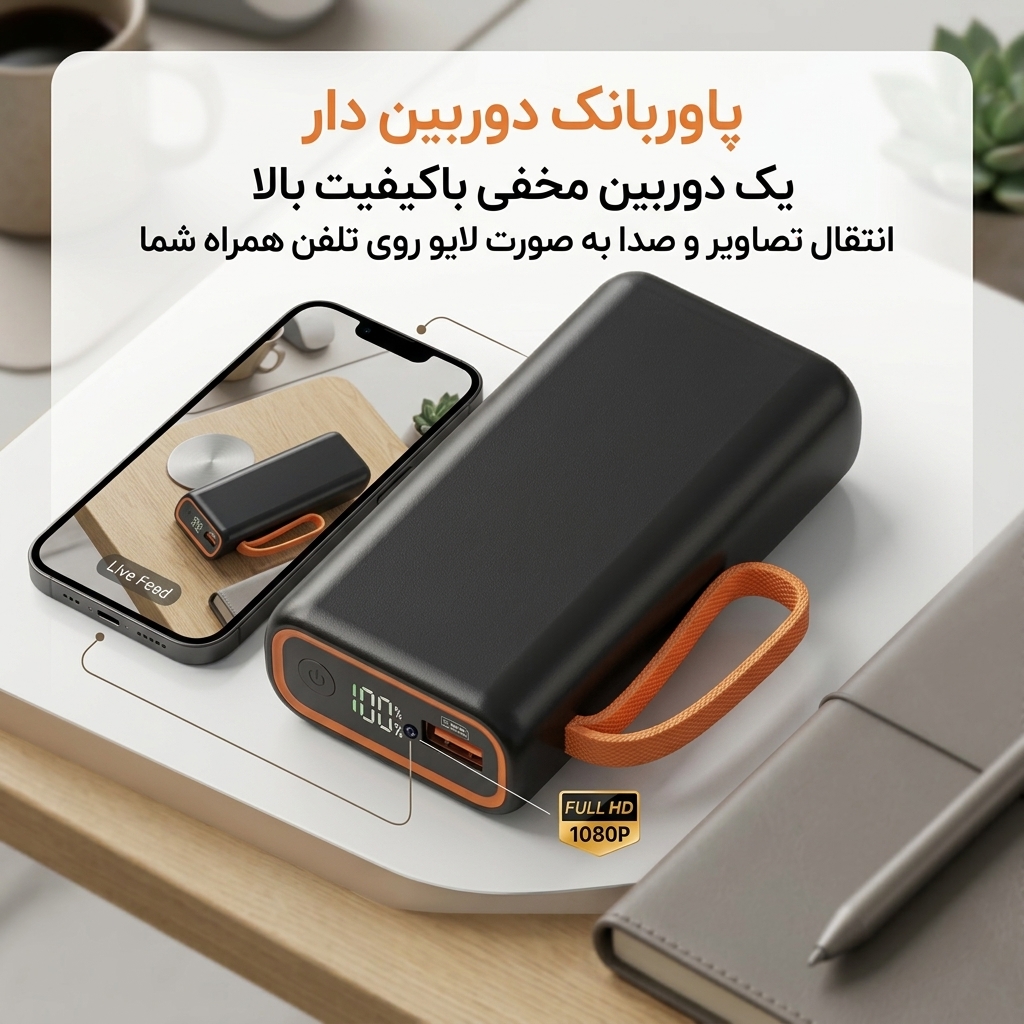 پاوربانک با دوربین