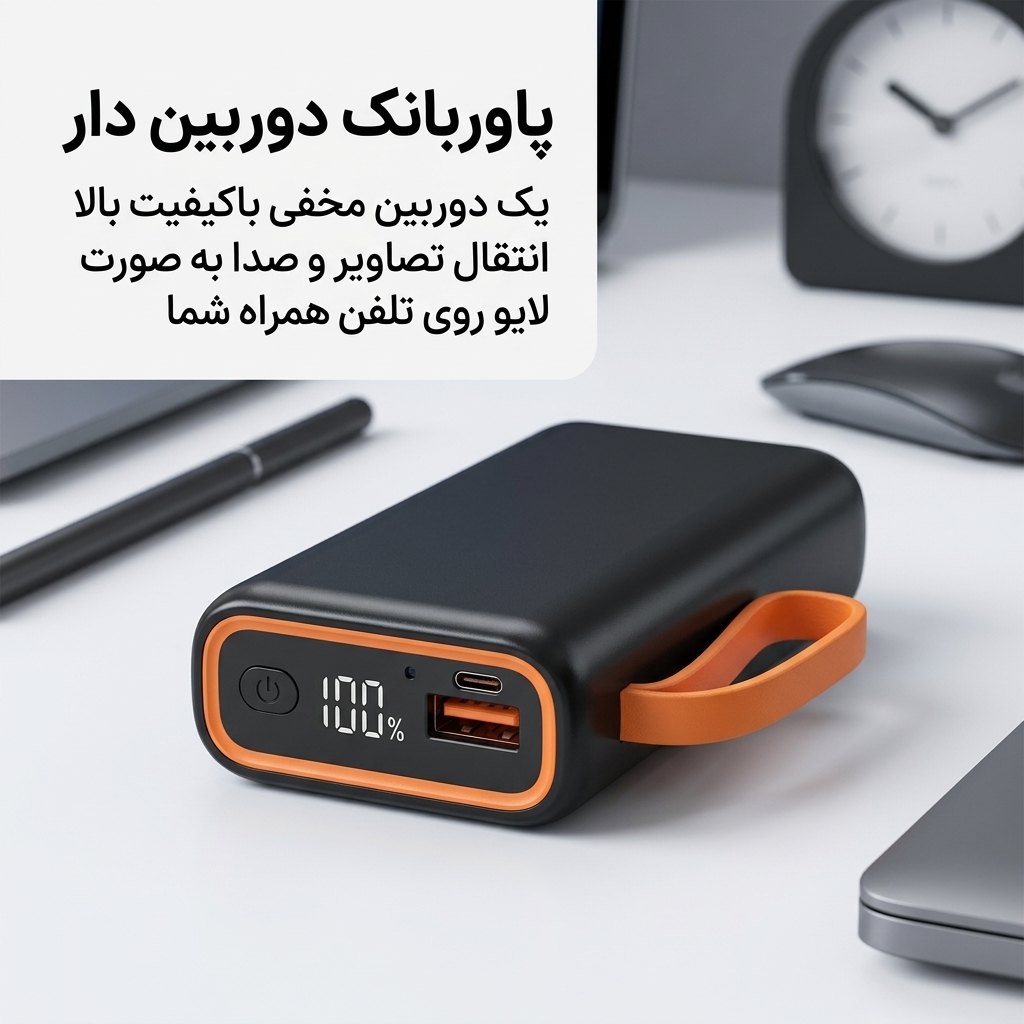 پاوربانک با دوربین